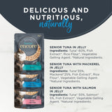 Encore senior cat food variety pack 5 x 50g - British product