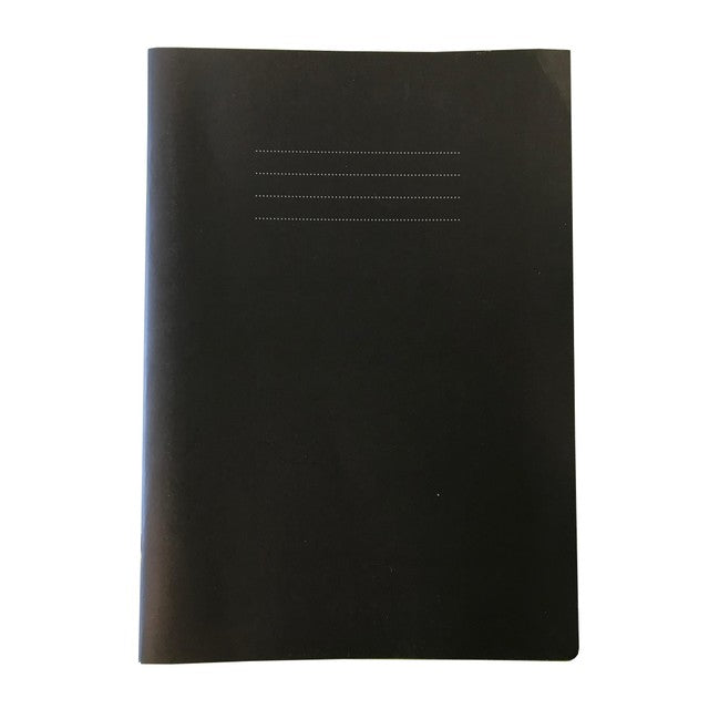 Nuco A4 Sketchbook Black with plain pages, imported from the UK