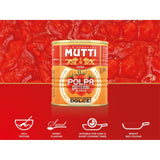 Mutti baby plum chopped tomatoes 300g, imported from the UK