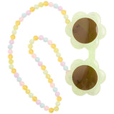 M&S M&S Girls Flower Sunglasses with Chain, M-L, Green- Buy online at McGrocer