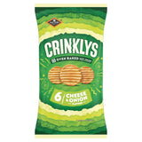 Jacob's Crinkly's cheese and onion flavour baked snack biscuits multipack, UK version