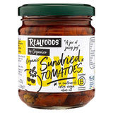 M&S Realfoods by Organico Organic Sundried Tomatoes in Oil Antipasti 190g- Buy online at McGrocer
