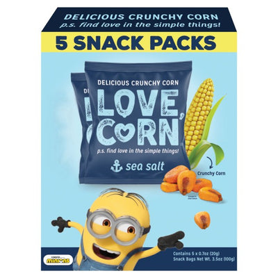 M&S Love Corn Sea Salt Multipack Corn Snacks 100g- Buy online at McGrocer