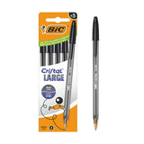 M&S BIC Cristal Large Smooth Glide Ballpoint Pens Black 5 Pack- Buy online at McGrocer