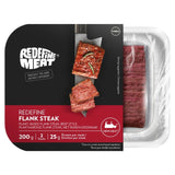 REDEFINE MEAT plant-based flank steak 2 x 100g, imported from the UK