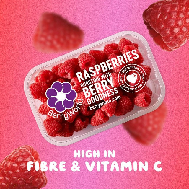 BerryWorld organic raspberries 125g - British product