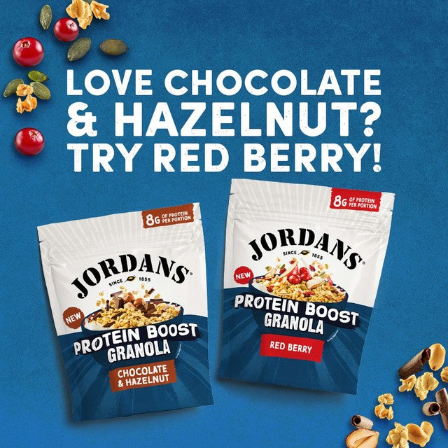 Jordans Protein Boost Chocolate & Hazelnut Granola 400g, UK version