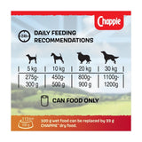 Chappie wet dog food mixed flavour pack 6 x 412g - British product