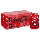 M&S Coca-Cola Zero Sugar Cola Soft Drink 8 x 330ml Can Multipack- Buy online at McGrocer