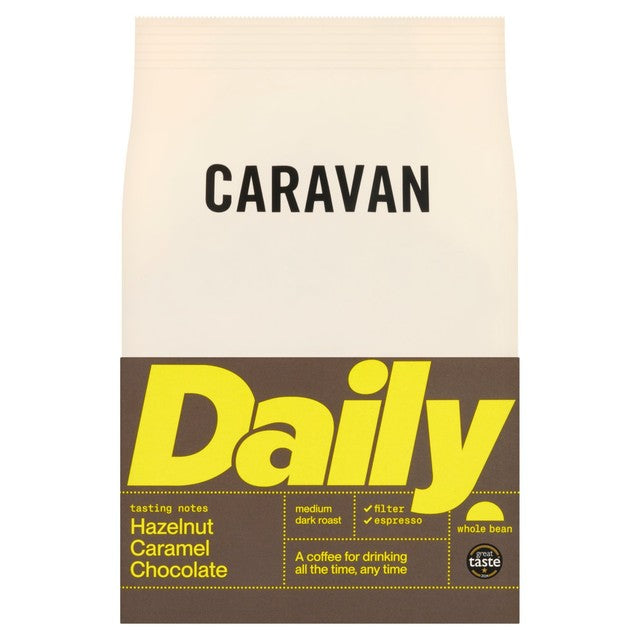 Caravan Daily Blend whole bean coffee 200g - British product