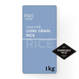 M&S Easy Cook Long Grain Rice 1kg, imported from the UK