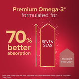 Seven Seas Omega 3 Immunity capsules with vitamin support (British brand)