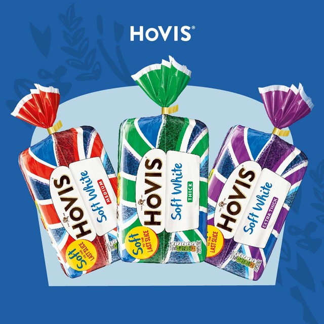 Hovis soft white thick loaf 800g, UK version