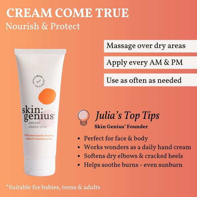 Skin Genius Cream Come True speedy absorbing cream (British brand)