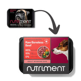 Nutriment Beef Formula Raw Dog Food 500g, imported from the UK