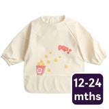 M&S M&S Unisex Popcorn Dribble Bib, 12-24 Months, Cream- Buy online at McGrocer