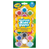 Crayola washable kids paint 18 pack set - British product