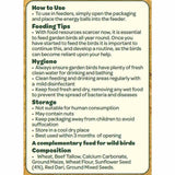 Peckish Natural Balance Energy Suet Fat Balls 50 x 80g, imported from the UK