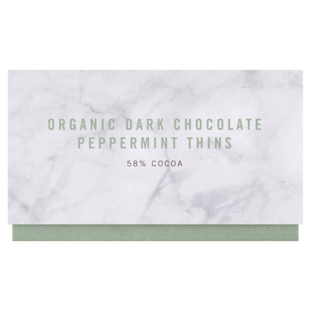 Daylesford Organic dark chocolate peppermint thins 75g - British product