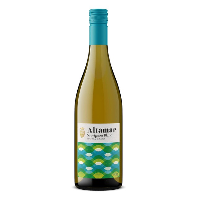 M&S Altamar Leyda Sauvignon Blanc 75cl, imported from the UK