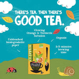 Clipper Orange & Turmeric herbal infusion 20 bags - British product