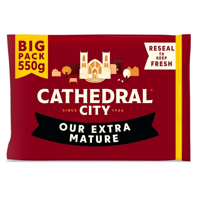Cathedral City Extra Mature Cheddar Cheese 550g - British product