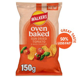 M&S Walkers Oven Baked Sun Dried Tomato & Basil Potato Crisps 150g- Buy online at McGrocer
