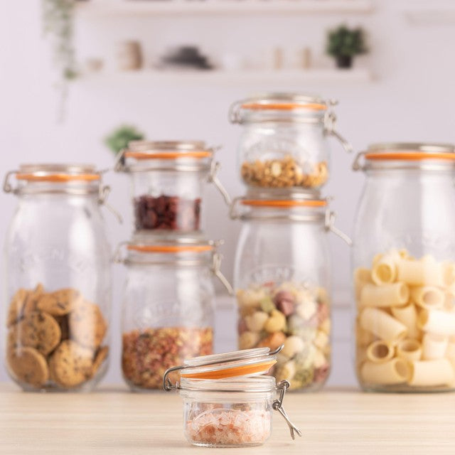 Kilner Clip Top Round Jar 0.125L, UK version
