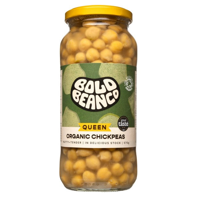 Bold Bean Co Organic Chickpeas 570g - British product