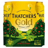 M&S Thatchers Gold Medium Dry Cider 4 x 440ml- Buy online at McGrocer