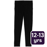M&S M&S Girls Cotton Rich Leggings, 12-13 Years, Black- Buy online at McGrocer