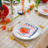 Talking Tables boho floral paper napkins 20 pack (British brand)