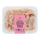 M&S Chicken Stir Fry Strips Fresh Chicken Breast Pieces 250g
