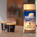 Nescafe Gold Blend decaf coffee jar 190g, imported from the UK