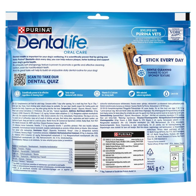 Dentalife Small Chicken Dog Chews - British product
