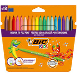 M&S BIC Kids Kid Couleur Colouring Felt Pens 18 Pack- Buy online at McGrocer