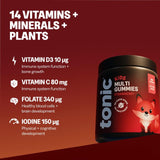 Tonic Health kids strawberry multivitamin gummy 30 gummies (British brand)