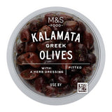 M&S pitted Kalamata olives 180g, imported from the UK
