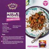 Patak's Madras curry paste 2 x 70g, imported from the UK
