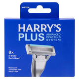 Harry's Plus razor cartridges 8s - British product