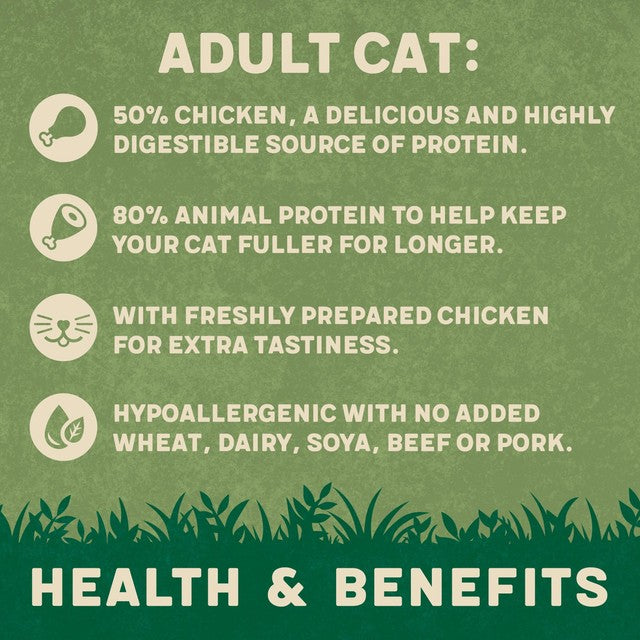 Harringtons chicken cat food 2kg, UK version