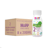 M&S HiPP Organic 2 Follow On Baby Milk Liquid Formula From 6 Months 8 x 200ml- Buy online at McGrocer