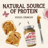 Whole Earth Crunchy Peanut Butter 340g (British brand)