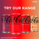 Coca-Cola Zero Sugar Zero Caffeine cola drink 8x330ml - British product