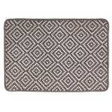 M&S Mighty Mats Geo Soft Loop Mat Light Grey/White Doormat 50x75 cm- Buy online at McGrocer