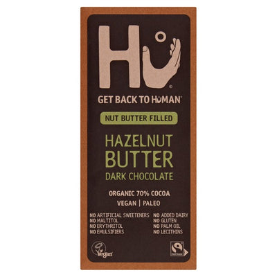 M&S Hu Hazelnut Butter Dark Chocolate Filled Bar 60g- Buy online at McGrocer
