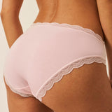 Stripe & Stare Knickers, Pink Basics, L