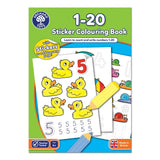 M&S Orchard Toys 1-20 Sticker Colouring Book Educational Activity Book- Buy online at McGrocer