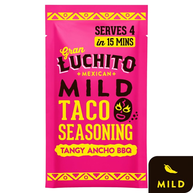 Gran Luchito Mild Ancho BBQ seasoning mix, UK version