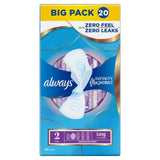 Always Infinity FlexProtect Long sanitary pads 20 count, UK version
